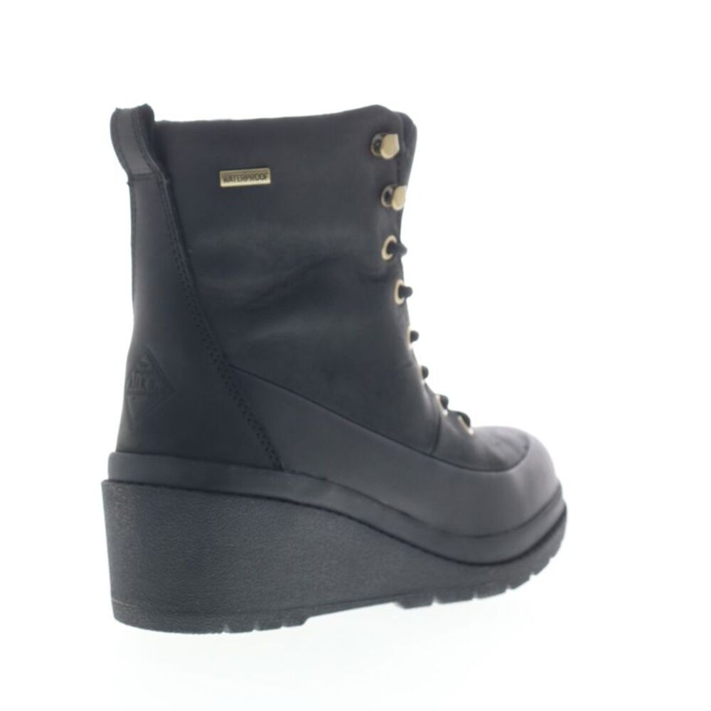 Original Muck Womens Liberty Wedge Waterproof Black Boots (NWT) - Picture 7 of 7